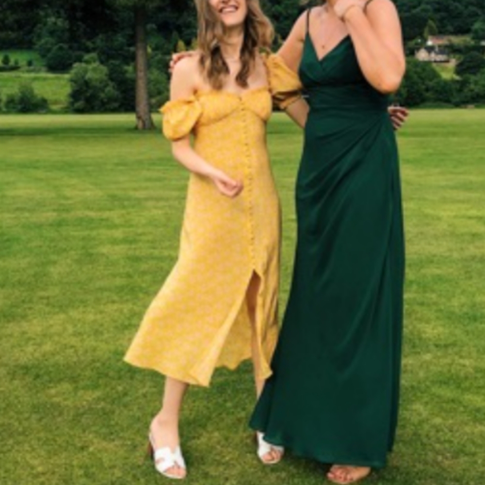 Rixo Tammy Silk Midi Dress - Picture 11 of 12